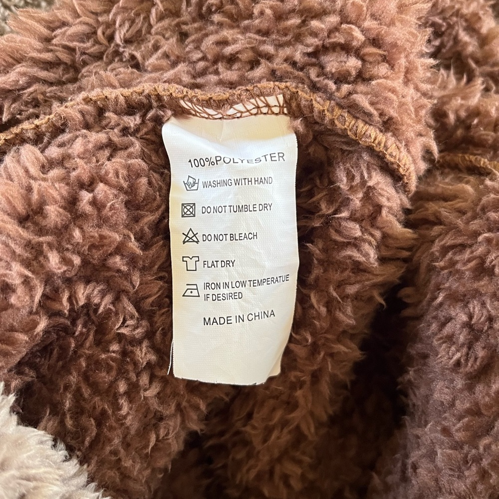 Cozy Brown Bear Adult XLarge Pajamas/Costume - Picture 6 of 6